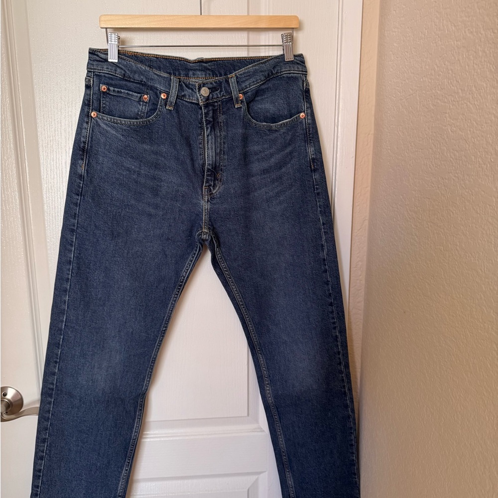 Levi's Dark Blue Straight Jeans